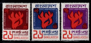 Bangladesh Scott 33-35 MNH** stamp set