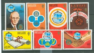 Belize #538-544  Single (Complete Set)