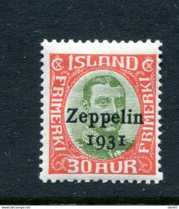 Iceland/Island 1931 Zeppelin 30 a Sc C9 MNH 12357