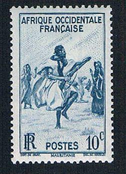 French West Africa 36 MLH Rifle Dance (BP10211)