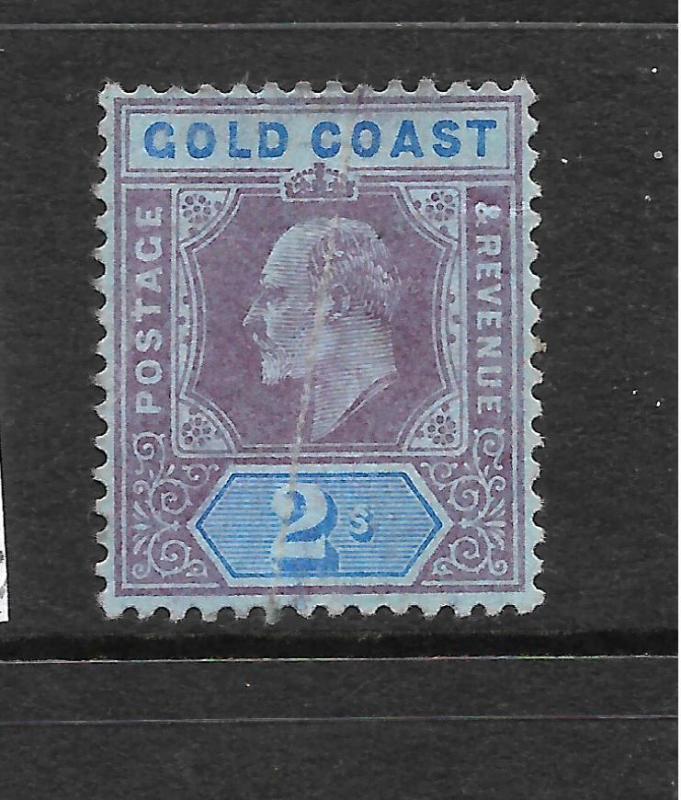 GOLD COAST 1907  2/-  KEVII   MLH  SG 66a