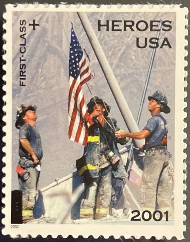 Scott #B2 2002 Heroes Semi-Postal MNH