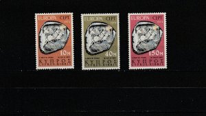 Cyprus  Scott#  416-418  MNH  (1974 Europa)