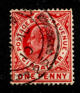 Gibraltar Stamp #51 USED FU SINGLE