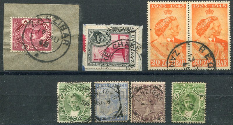 ZANZIBAR (25615): Chakichaki, Weti postmark etc.