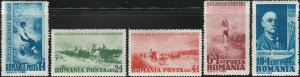 Romania, #B94-B98  MNH  From 1938