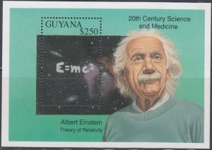 GUYANA Sc# 2684 MNH SOUVENIR SHEET of ALBERT EINSTEIN