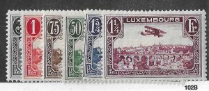 Luxembourg Sc #C1-C6 set of 6 NH VF
