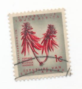 South Africa 1972 - Scott 375 used - Kaffir Boom Flower