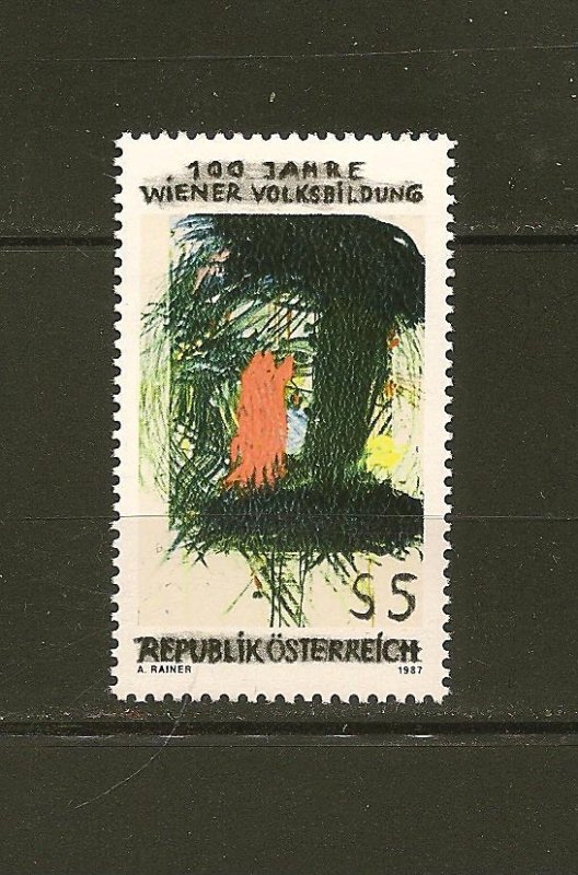 Austria Wiener Volksbildung 1987 Issue MNH