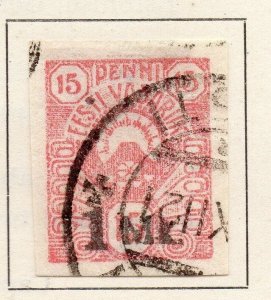 Estonia 1920 Early Issue Fine Used 1m. Surcharged 121259