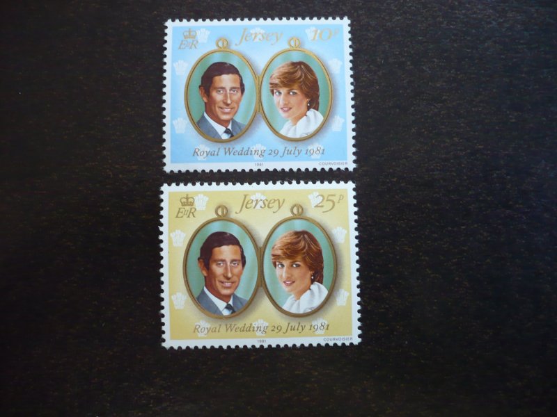 Stamps - Jersey - Scott# 280-281 - Mint Never Hinged Set of 2 Stamps