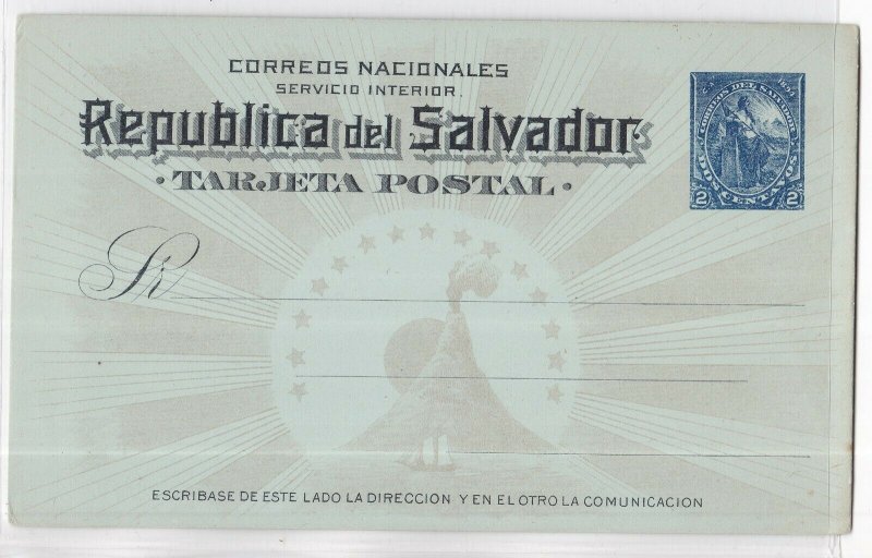 EL SALVADOR Unused Postal Stationary cover  Classic  @xxro34salva