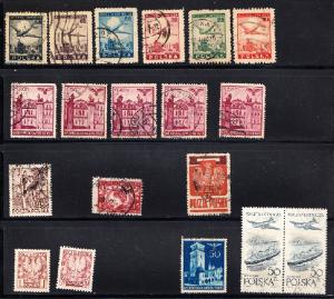 POLAND  - Collection of mostly used 40 stamps