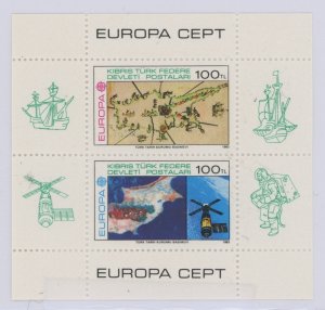 Turkish Republic of Northern Cyprus #127 Mint (NH) Souvenir Sheet (Europa)