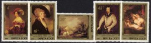 USSR (Russia) 5233-7 MNH Art, Hermitage Paintings