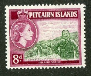 6031 BCX Pitcairn 1957 scott# 276 mnh (offers welcome)