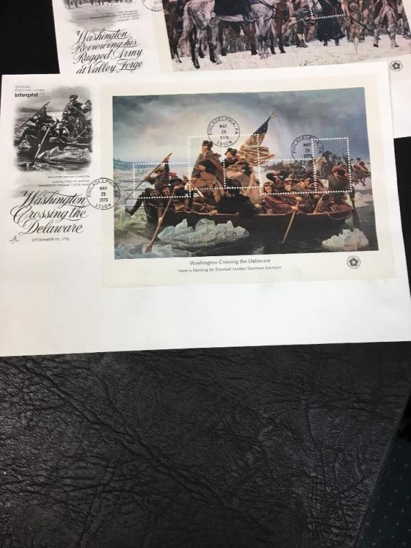 FDC 1686-9 Art Craft Set Of 4.  Unaddressed.