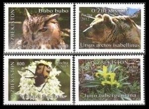 2012 Uzbekistan 1050-1053 Fauna 11,50 €