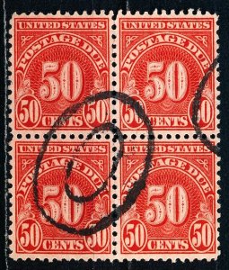 US #J86 Block of 4 Used