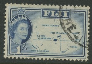 STAMP STATION PERTH Fiji #171 QEII Definitive Issue Used 1961 CV$1.00