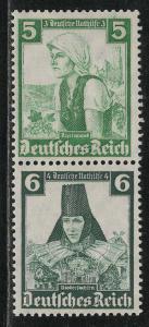 Germany Scott # B71, B72, mint nh, se-tenant, Mi# S231