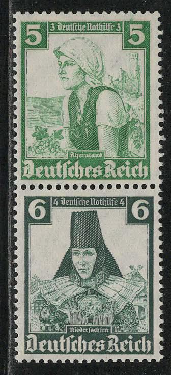 Germany Scott # B71, B72, mint nh, se-tenant, Mi# S231