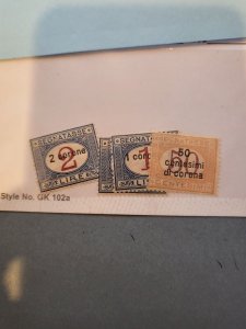 Stamps Dalmatia Scott #J1-4 never  hinged