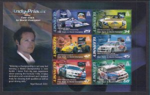 Guernsey 910a Cars Souvenir Sheet MNH VF