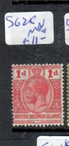 BRITISH SOLOMON ISLANDS KGV 1D SG 25  MNH    P0326H