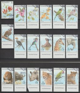 NAMIBIA 1997 SG 749/66 USED Cat £21