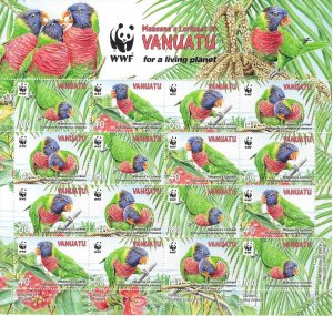 VANUATU 2011 SG 1094/7 SHEETLET MNH Cat £40