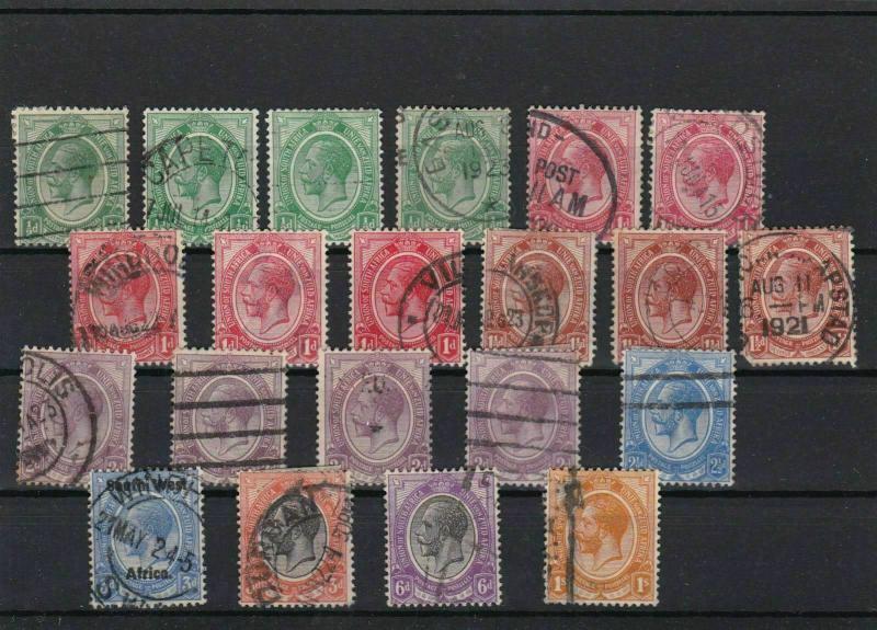 UNION OF SOUTH AFRICA , GEORGE V STAMPS