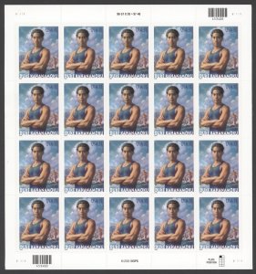 2002 US Scott #3660, 37c DUKE KAHANAMOKU Pane of 20 MNH