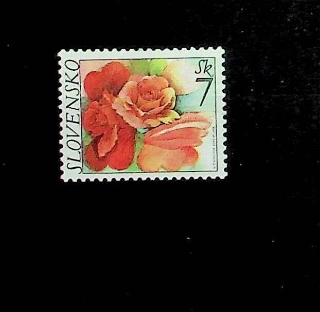 SLOVAKIA Sc 422 NH ISSUE OF 2003 - FLOWERS