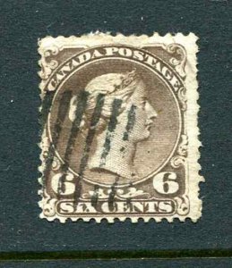 Canada Stamp # 27 6¢  Used  Queen Victoria