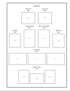 CROATIA STAMP ALBUM PAGES 1941-2011 (137 PDF digital pages)
