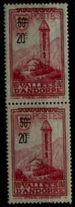 Andorra Fr. 64 MH pair SCV37