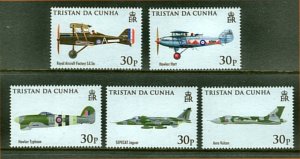 Tristan da Cunha #832-836 RAF 90th Anniversary