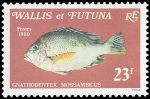 Wallis & Futuna Islands 1980 Sc 256-260 Fish CV $11.85