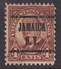 United States (1930) Sc 685 used, precancel Jamaica NY