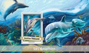 TOGO 2017 SHEET DOLPHINS MARINE LIFE