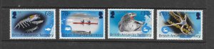 BRITISH ANTARCTIC TERRITORY #613-16 MARINE LIFE MNH