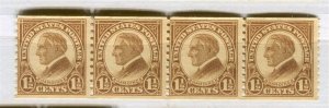 USA; 1920s early Presidential Series 1.5c. MINT MNH unmounted Coil Stamp STRIP