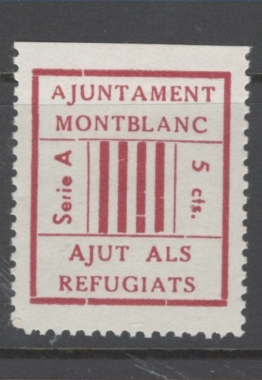 Spain - Civil War Montblanc