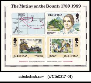 ISLE OF MAN - 1989 The Munity on the Bounty 1789-1989 - Miniature sheet MINT NH