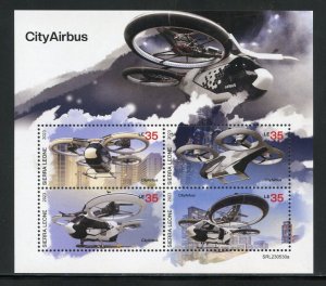 SIERRA LEONE 2023 CITY AIRBUS SHEET MINT NEVER HINGED