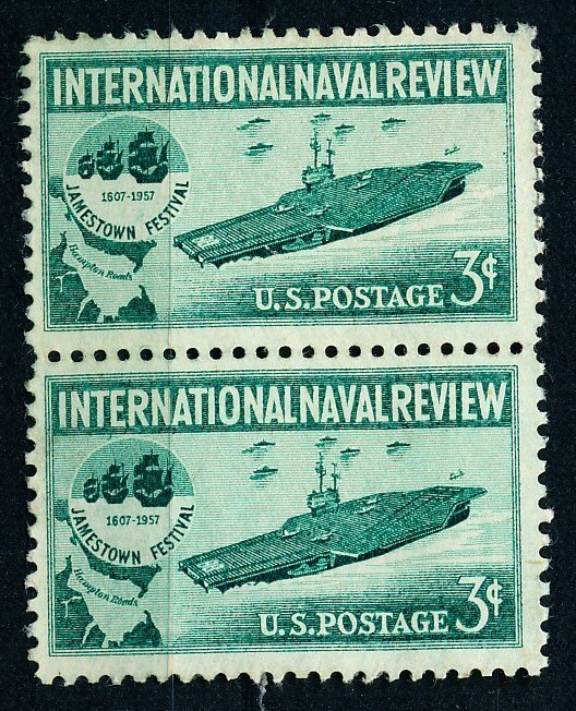 US #1091 Vert Pair Unused