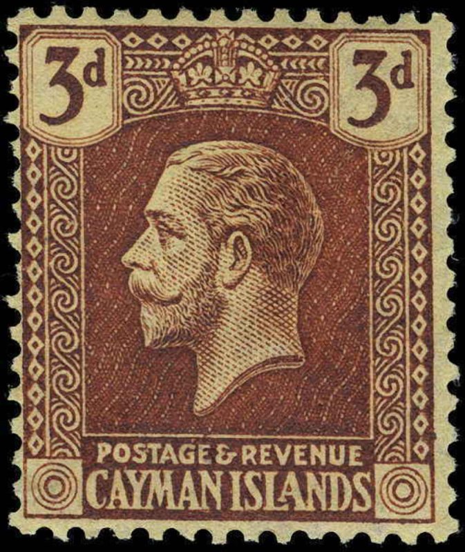 Cayman Islands Scott 64 Variety Gibbons 60aw Mint Stamp