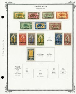 Cameroon Clean 1916 to 1939 Mint & Used Stamp Collection